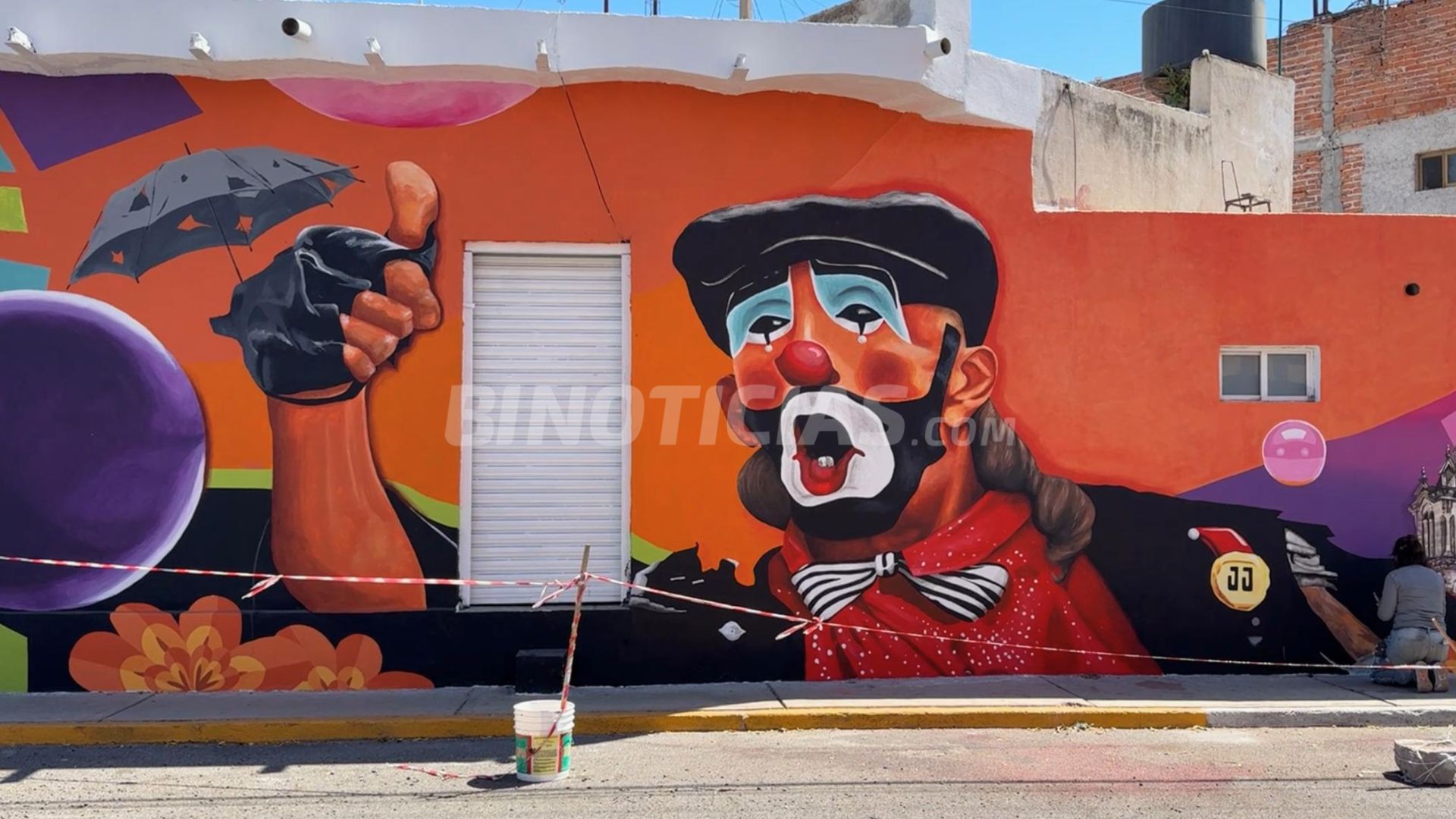 Mural está ubicado en Av. Héroe de Nacozari y Av. Francisco I. Madero.