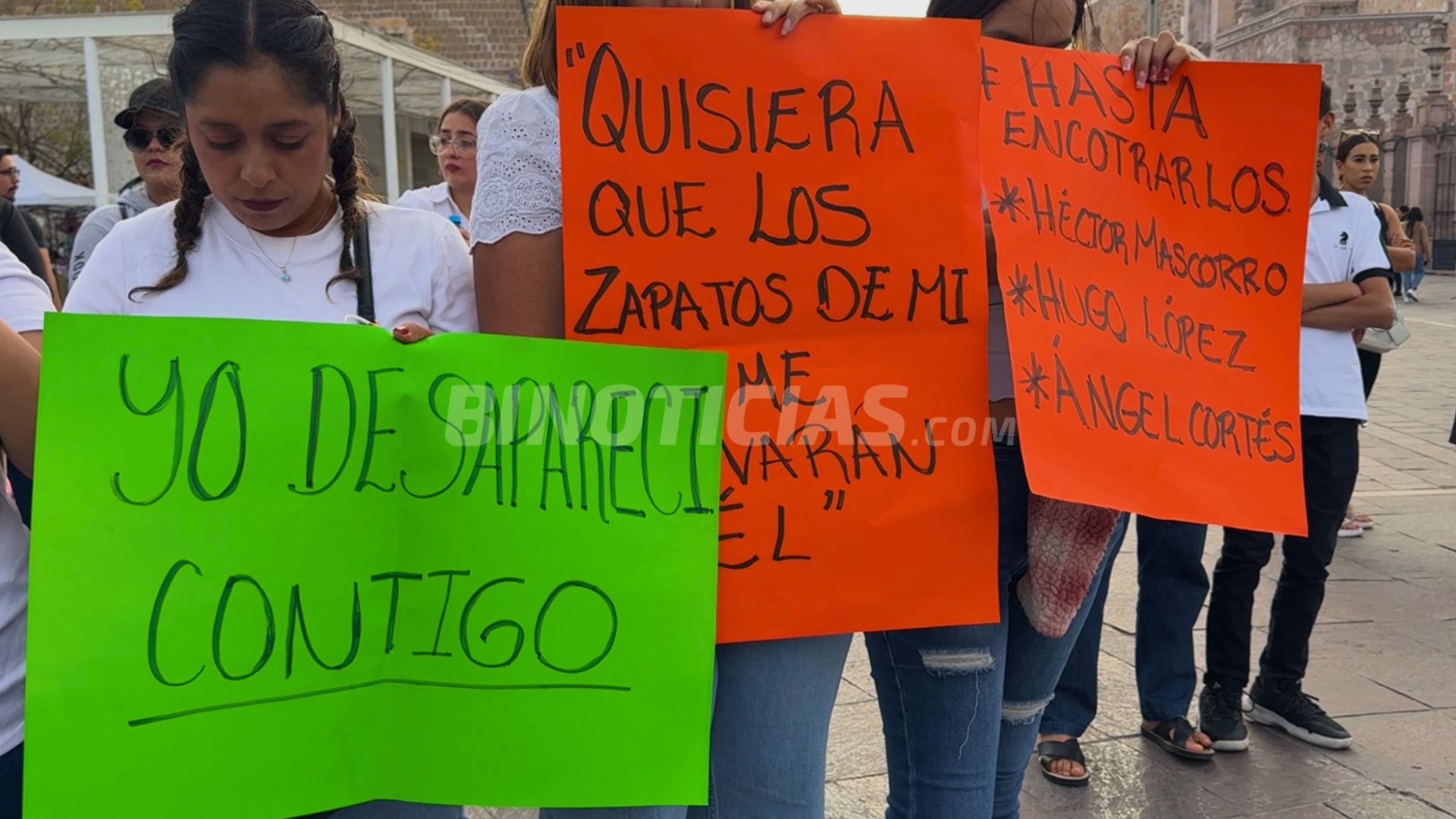 Se hizo pase de lista de personas desaparecidas. 