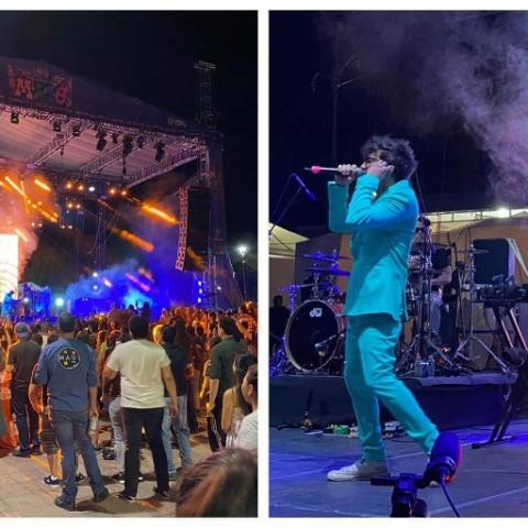 [VIDEOS] ¿Y la gente? Kinky se presentó en Calvillo ante pocos fans