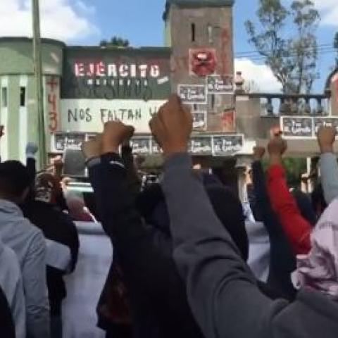 Protesta por Ayotzinapa 