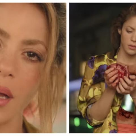 Shakira sorprende con sangrientas imágenes en "Monotonía"