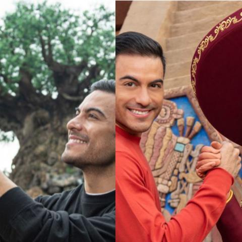 Carlos Rivera cumplió su sueño de conocer Disney