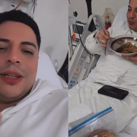 Eduin Caz fue hospitalizado nuevamente, aquí el motivo 
