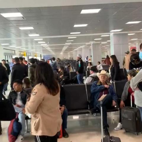 Incendio en el aeropuerto de Guadalajara 