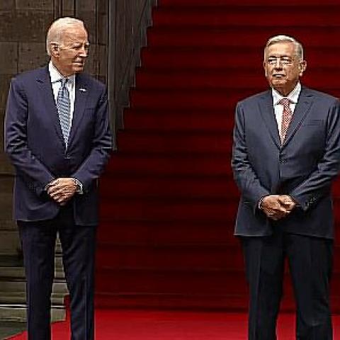 Mandatarios de México y EE. UU. 