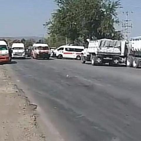 Bloqueo en Xoxocotla 