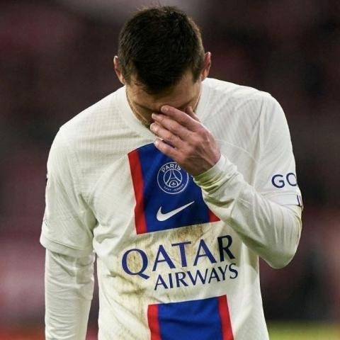 Messi triste