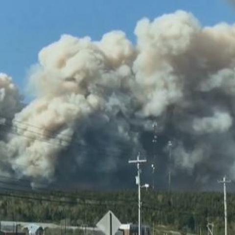 Humo de incendios 