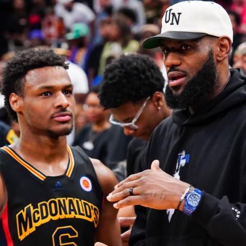 Infarto Bronny James.