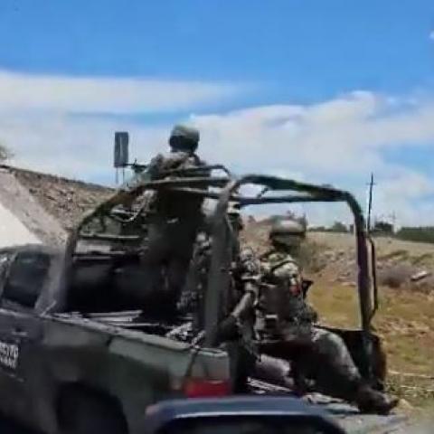 Bloqueos en Navolato 