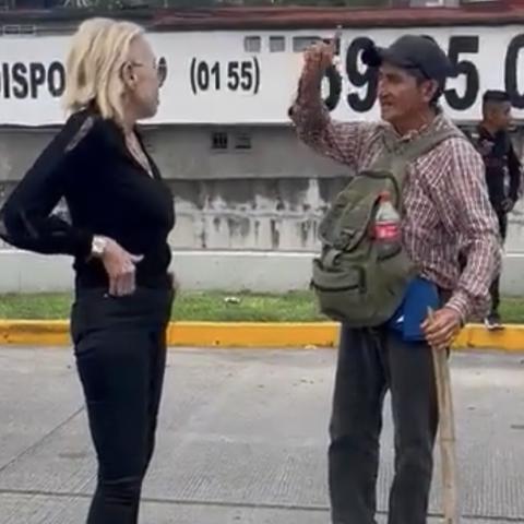 Laura Bozzo negoció con manifestantes 