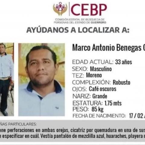 Marco Antonio Benegas Cortés 