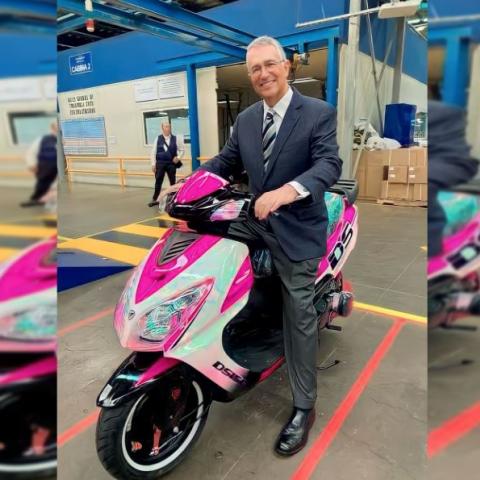 Moto de Barbie 