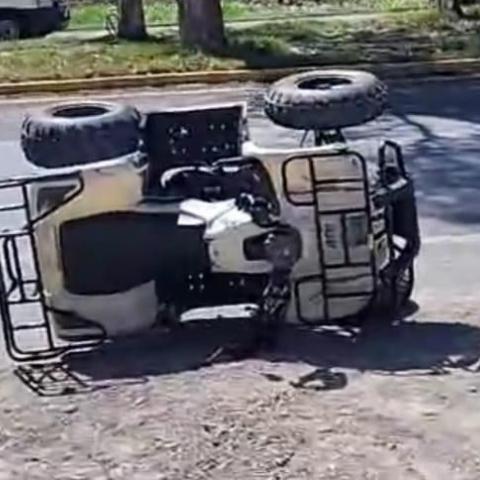 El accidente ocurrió la mañana de este sábado en el Municipio de Calvillo