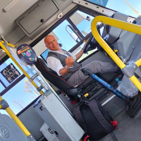 Chofer de transporte público