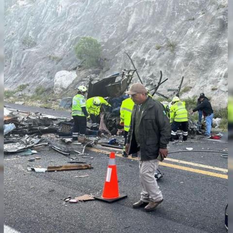 Accidente en autopista 