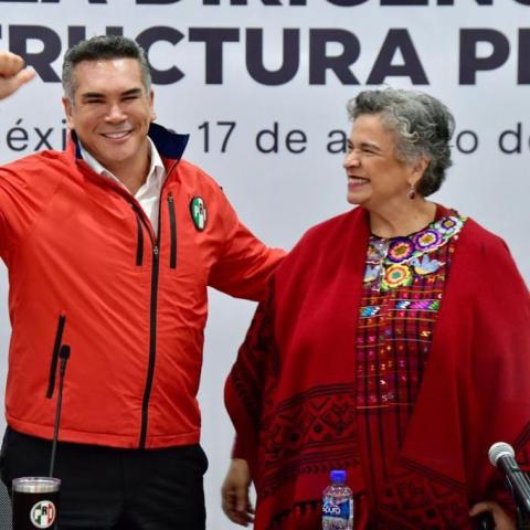Las encuestas no favorecen a Beatriz Paredes, asegura "Alito" Moreno; "espere los resultados", le responde