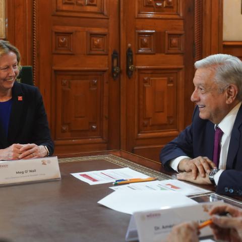 AMLO se reúne con Woodside Energy para impulsar producción de petróleo en Tamaulipas