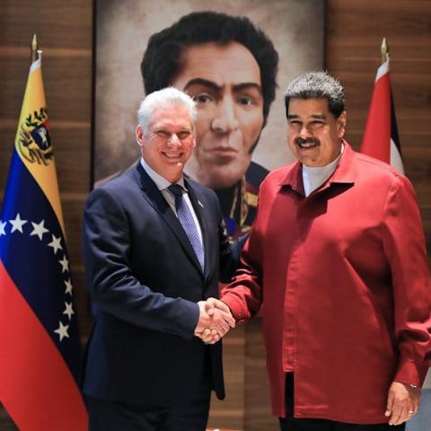 Este domingo estarán en México Nicolás Maduro y Miguel Díaz–Canel