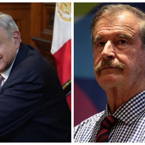 AMLO y Vicente Fox 