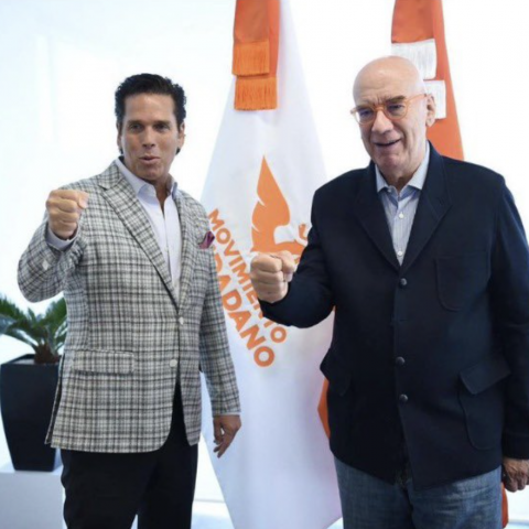 Roberto Palazuelos se postula como candidato al Senado de la República por Movimiento Ciudadano