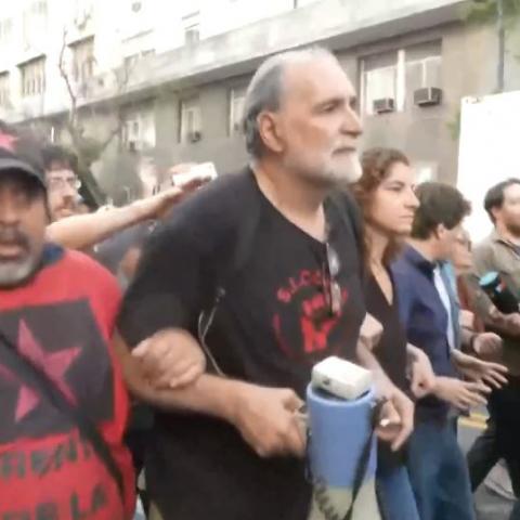Manifestación en Argentina