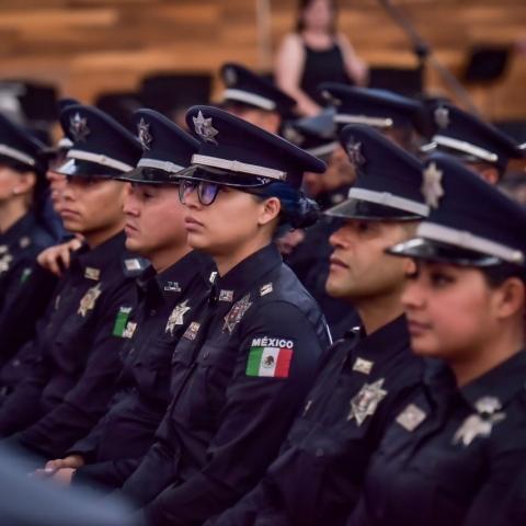 Policías en Aguascalientes