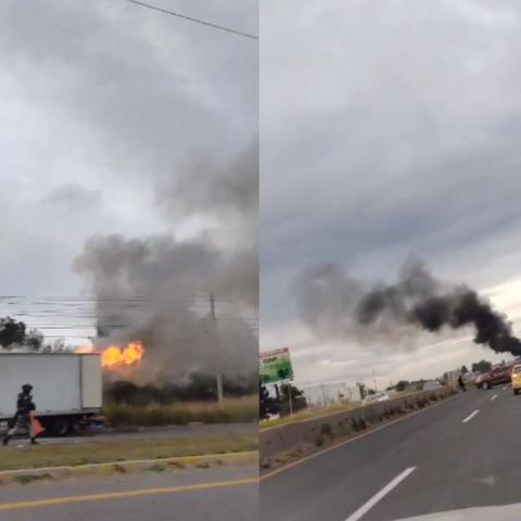 [VIDEO] Bloqueos y enfrentamientos desatan caos en la carretera Celaya-Juventino Rosas