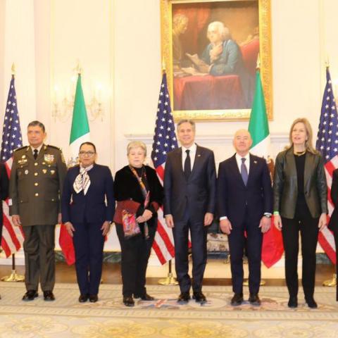 Funcionarios de México y EE. UU. 