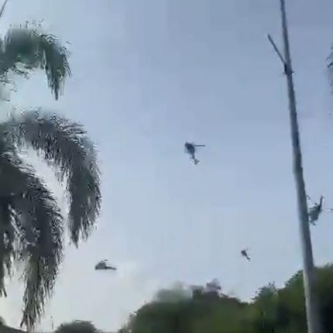 La colisión de dos helicópteros en Malasia causa la muerte de 10 personas