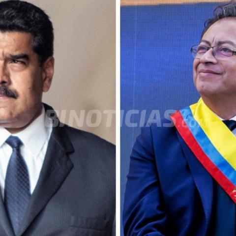 Nicolás Maduro y Gustavo Petro 