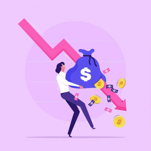 Caída en la economía 
