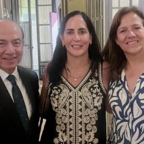  Lía Limón y Felipe Calderón