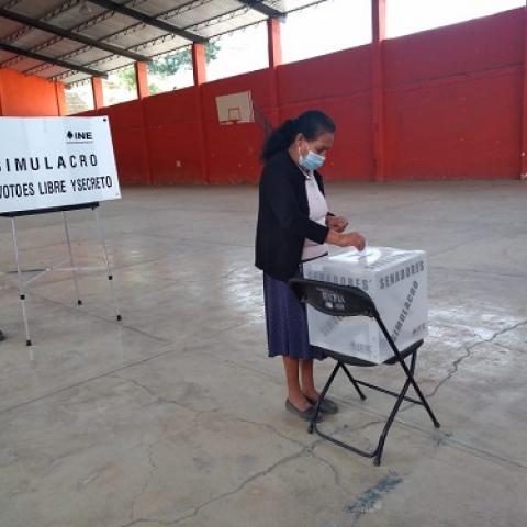 Casillas para votar