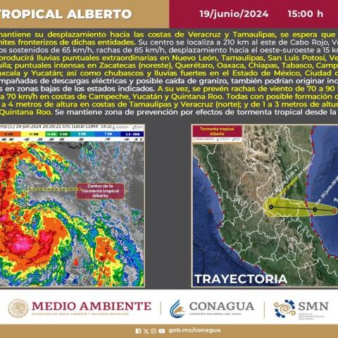 Tormenta tropical Alberto 