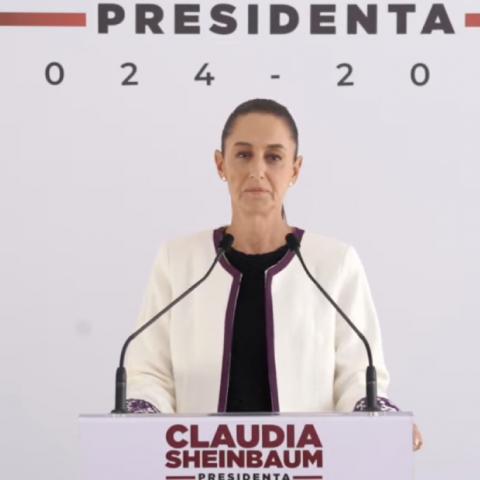 Claudia Sheinbaum en conferencia de prensa