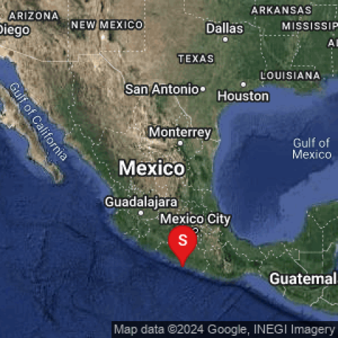 Sismo en Acapulco, Guerrero.