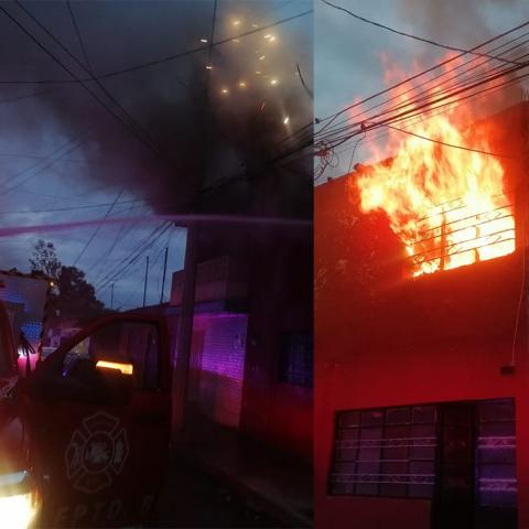 No hubo personas lesionadas pero si cuantiosos daños materiales
