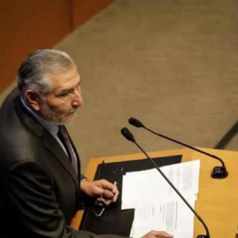 El senador de Morena,  Adán Augusto.