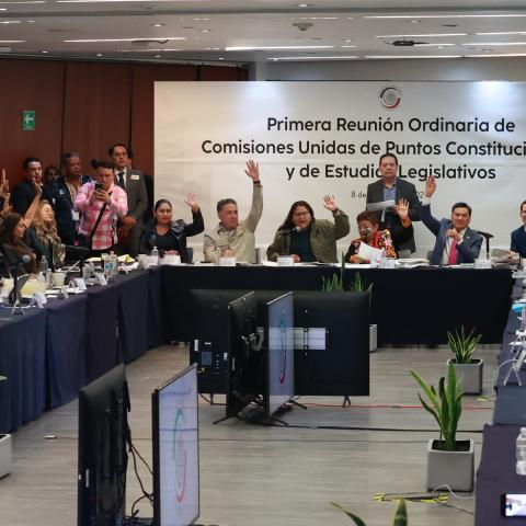 Comisiones del Senado avalan en lo general la reforma al Poder Judicial 