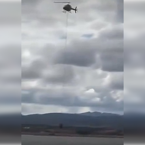 Helicóptero que se desplomó en Chihuahua 