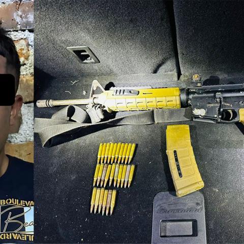 Sucedió luego de amenazar con arma largar a un vecino del VNSA