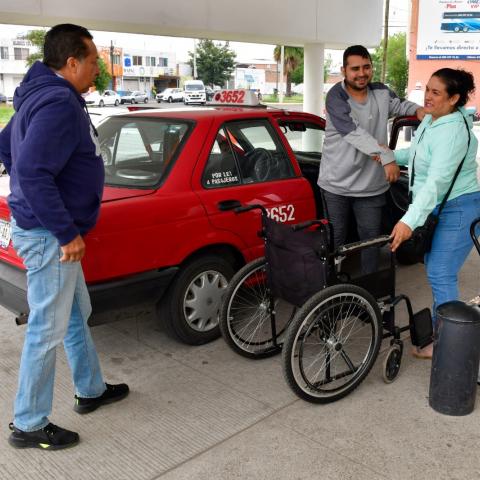 Traslado de persona con discapacidad 