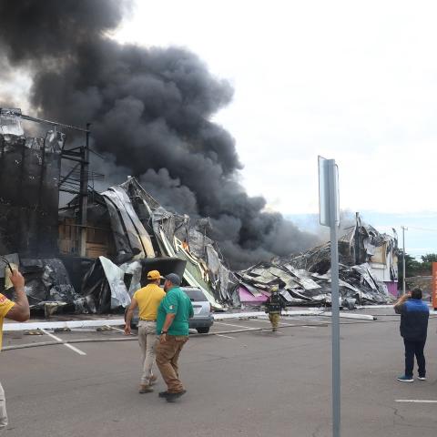 Incendio en Culiacán