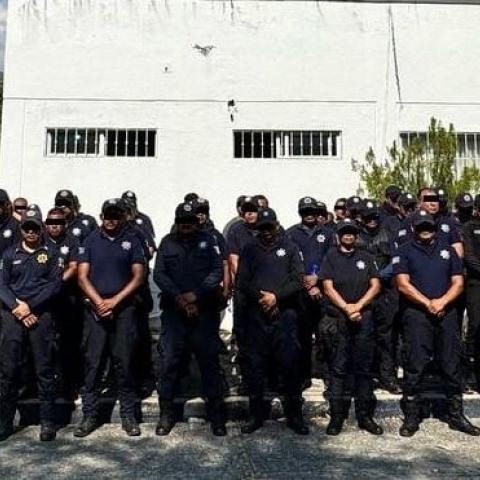 Policías municipales de Chiapas