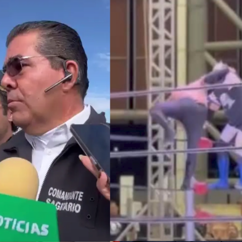 Accidente en lucha libre