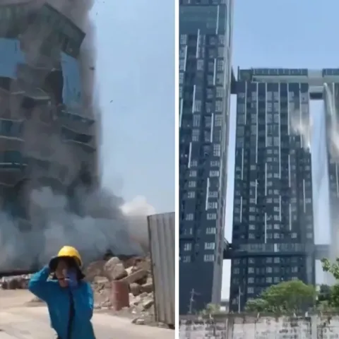 Derrumbe de edificios