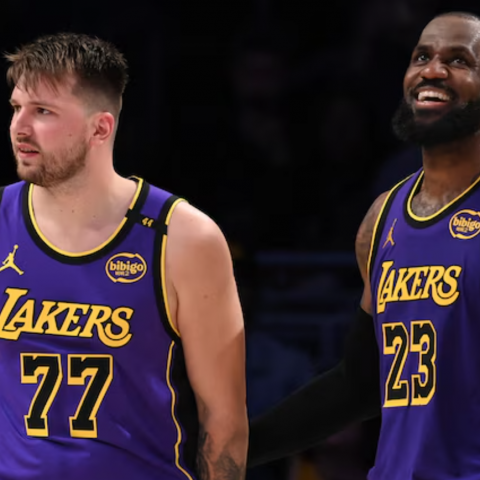 LEBRON AND LUKA VS CLIPPERS