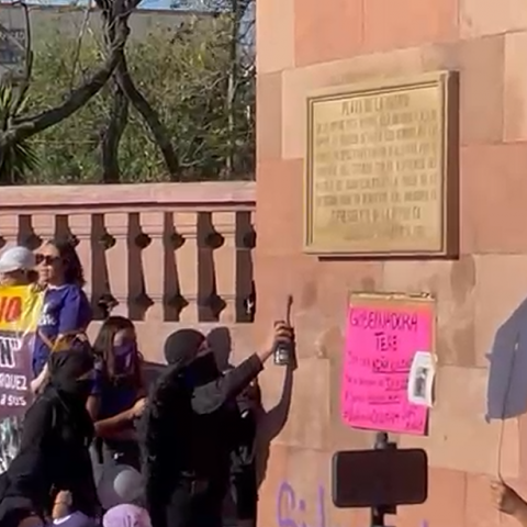Manifestación 8 de marzo en Aguascalientes 