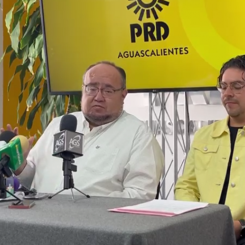Oscar Salvador Estrada Escobedo, Pdte. de la Dirección Estatal Ejecutiva del PRD en Aguascalientes 